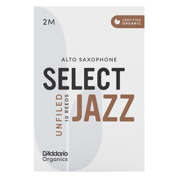 DAddario Woodwinds Organic Sel. Jazz Unf. ALT 2M