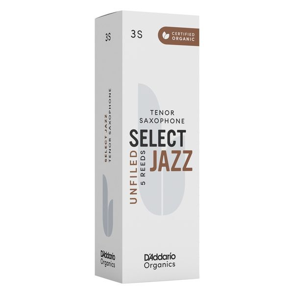 DAddario Woodwinds Organic Sel. Jazz Unf. TEN 3S