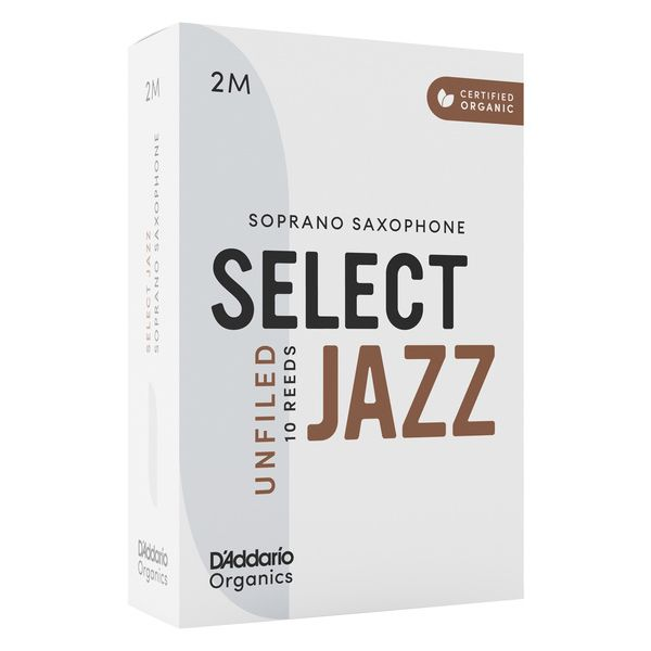 DAddario Woodwinds Organic Sel. Jazz Unf. SOP 2M